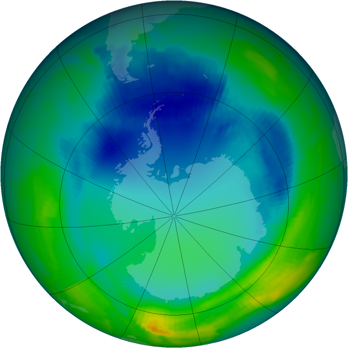 Ozone Map 1996-08-06